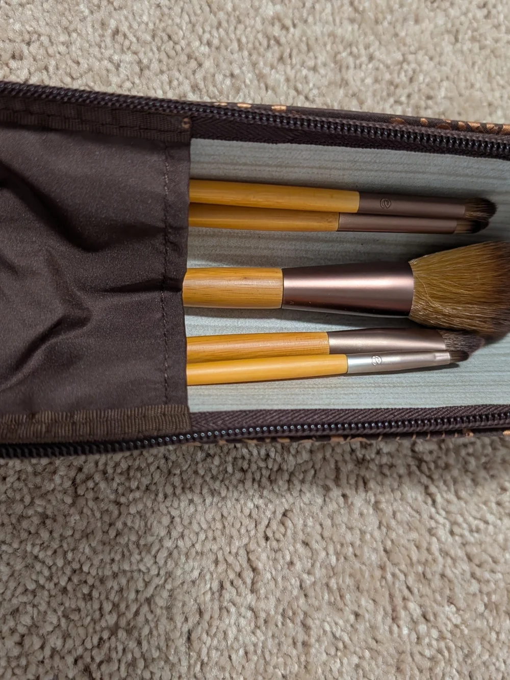 ecotools Bamboo Handle Makeup Brush Set (NWOT)